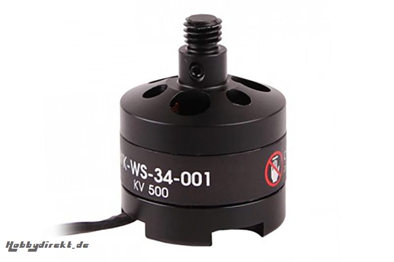 Brushless Motor H500 schwarz rechtsdrehend (WK-WS-34-001) Walkera 16002107