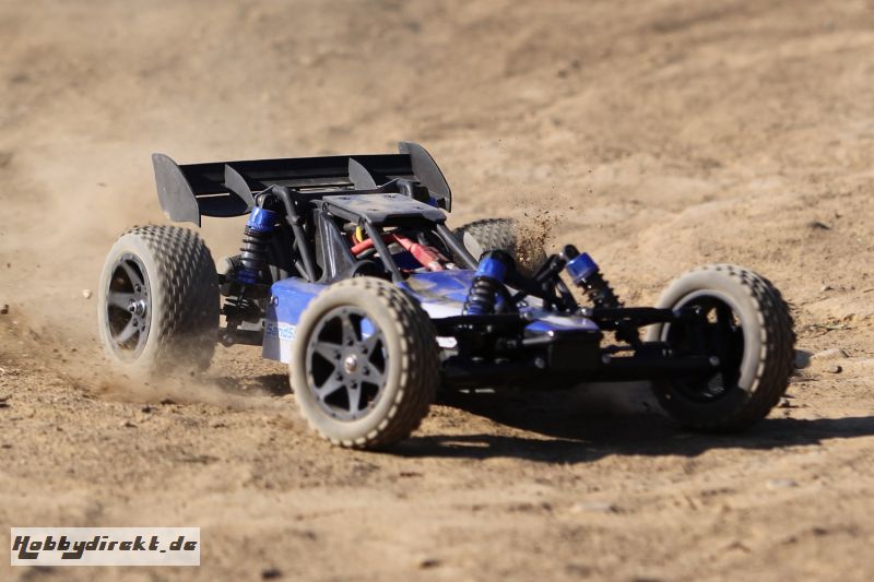 SandStorm one10 - 2WD RTR Dune Buggy Brushed Modellauto, blaue Karosserie XciteRC 30300000