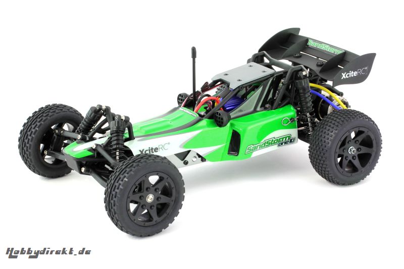 SandStorm one10 - 2WD RTR Dune Buggy Brushed Modellauto, grüne Karosserie XciteRC 30302000