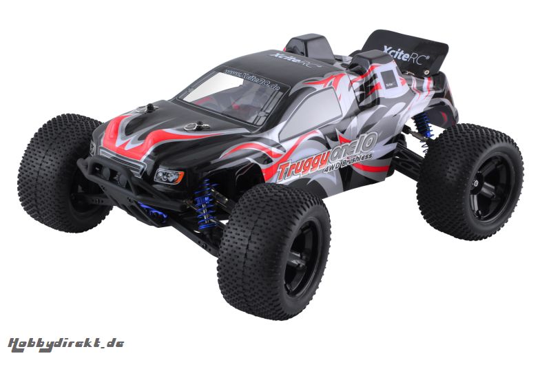 Truggy One10 4WD Brushless RTR Modellauto M1:10 rot/ schwarz XciteRC 30340000