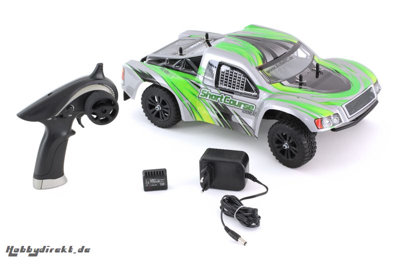 Shortcourse one12 - 2WD RTR Modellauto, grüne Karosserie XciteRC 30407000