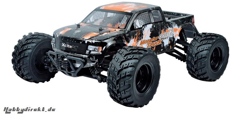 Monster Truck one12 - 4WD RTR Modellauto, schwarze Karosserie XciteRC 30410000