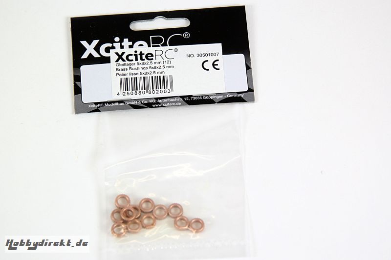 Gleitlager 5x8x2.5 mm (12) für one16 Serie XciteRC 30501007