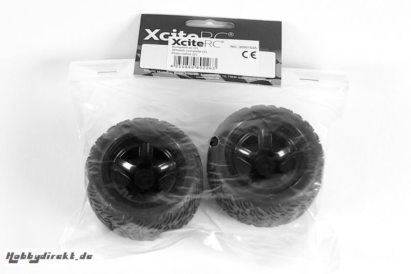 Komplettrad (2) für Truggy one16 TR XciteRC 30501035