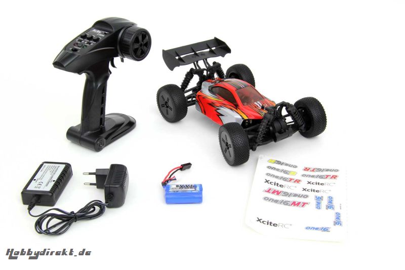 Buggy one16 B - 4WD RTR Modellauto, rote Karosserie XciteRC 30503000