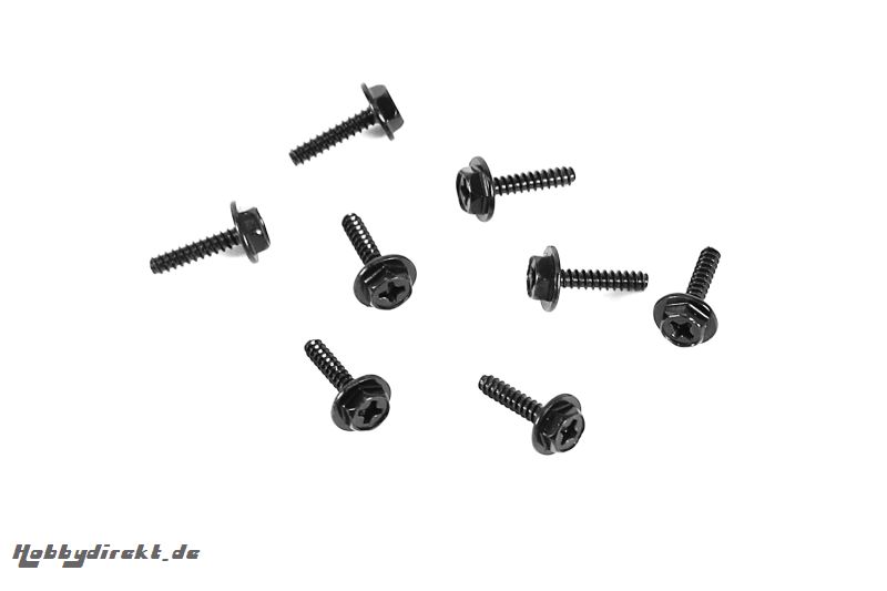 Radschrauben 2.6x12mm (8) für Buggy one16 B XciteRC 30503009