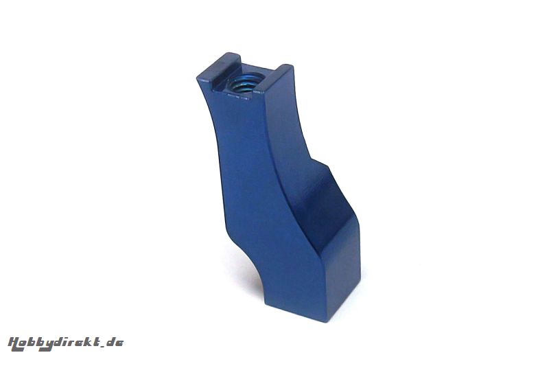 KM-Racing K8 Aluminium Bulkheadstütze unten links (blau) KM-Racing 31201050