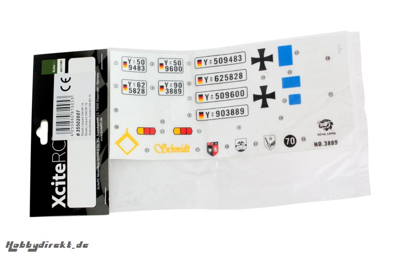 Decals Leopard 2A6 M1:16 XciteRC 35502007