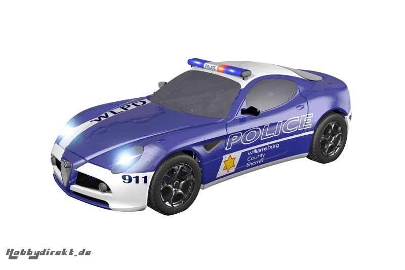 Teknotoys Alfa Romeo 8C Police Slot-Car 1:43 Teknotoys 39001002