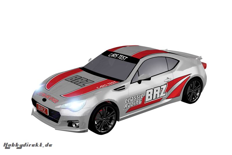 Teknotoys Subaru BRZ silber Racing Slot-Car 1:43 Teknotoys 39001019