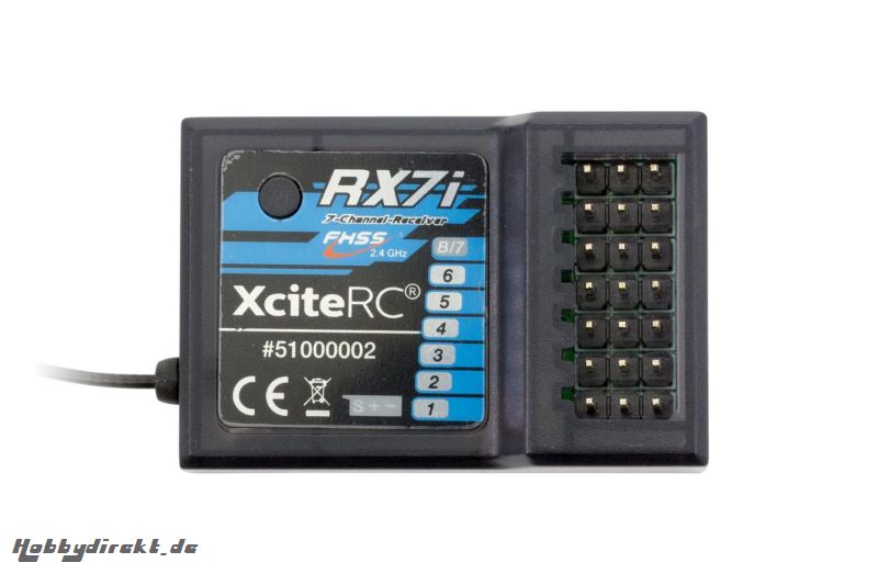 Empfänger RX-7i für 6 Kanal Sender XciteRC 51000002