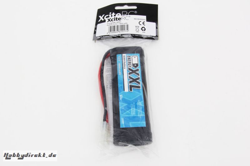 energyXXL NiMH Battery 7.2 V / 1800 mAh/ Stick/ JST-Anschlußstecker energyXXL 56350003