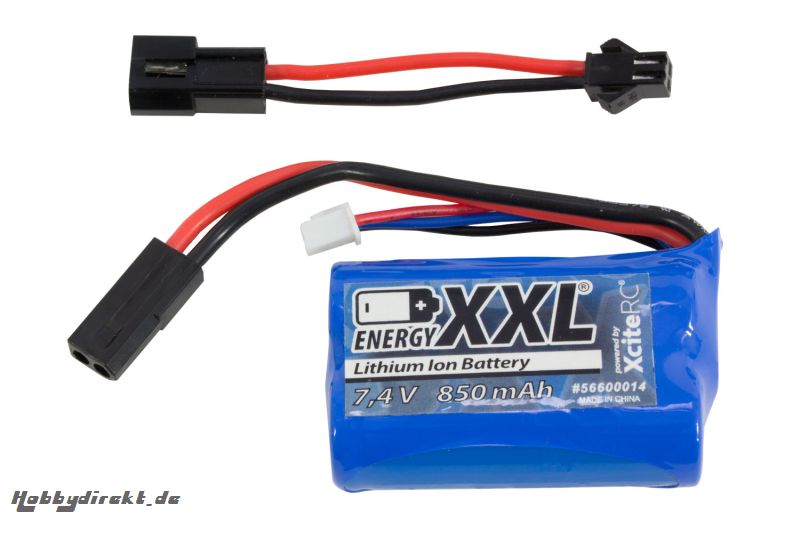 energyXXL LiIo Akku 7.4 V / 850mAh ersetzt 56400003 energyXXL 56600014