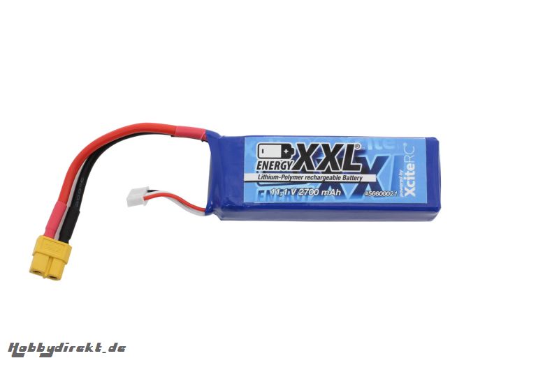 energyXXL LiPo-Akku 2700 mAh 11.1 V 40C Rocket 400 energyXXL 56600021