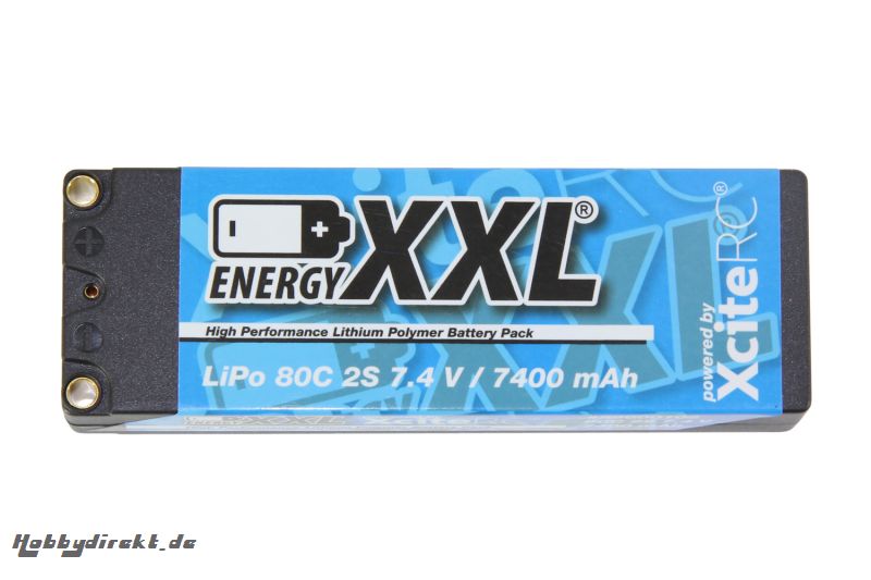 energyXXL Lipo Akku 7400 mAh 7,4 V 80C EFRA Legal energyXXL 56600102