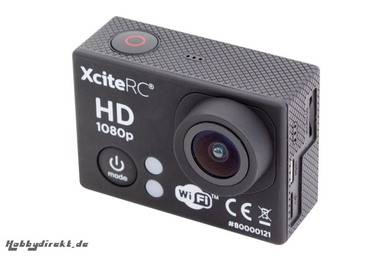 XciteRC WiFi Action-Cam Full HD 12MP schwarz XciteRC 80000121