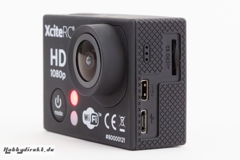 XciteRC WiFi Action-Cam Full HD 12MP schwarz XciteRC 80000121