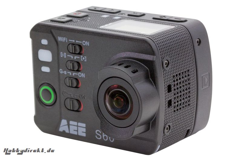 AEE Action-Camera S60 16MP Full HD 1080p@60fps, WiFi, 2-Display, 4-fach Digitalzoom AEE 80000300