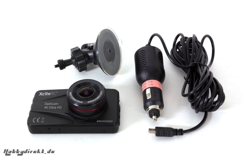 Dashcam 4K Ultra HD mit 3.0â€œ-IPS-Monitor XciteRC 80000520