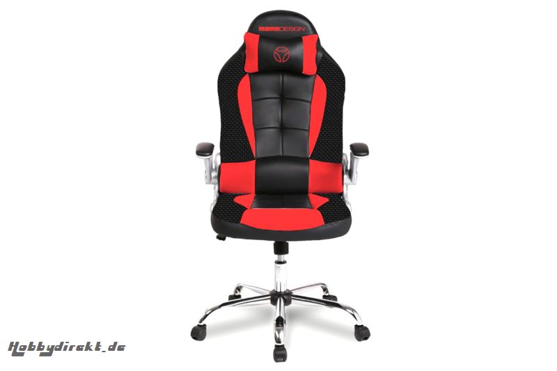 MOMO Design Gaming Chair Bürostuhl Chefsessel GC-003 rot/schwarz MOMO-Design 83000019