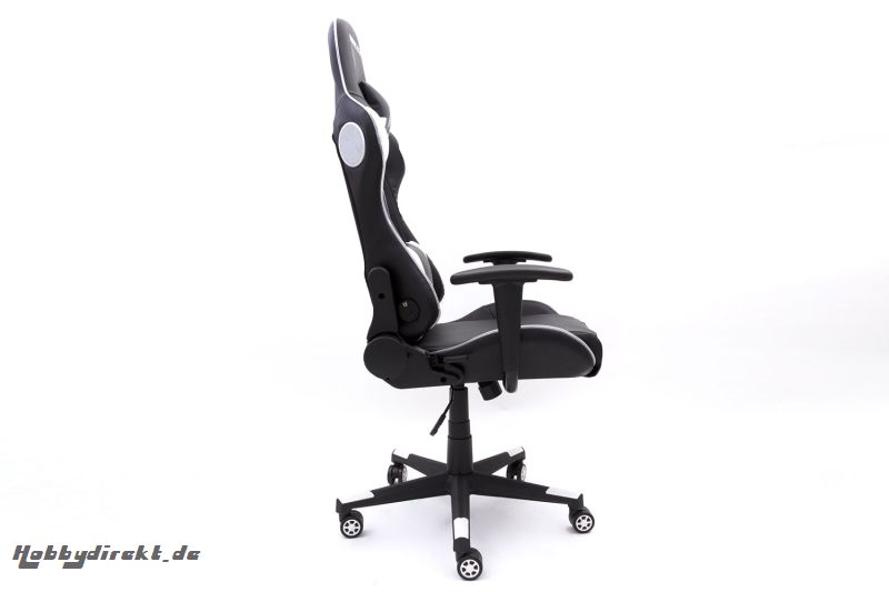 MOMO Design Gaming Chair Bürostuhl Chefsessel GC-004 mit Bluetooth Sound weiß/schwarz MOMO-Design 83000022