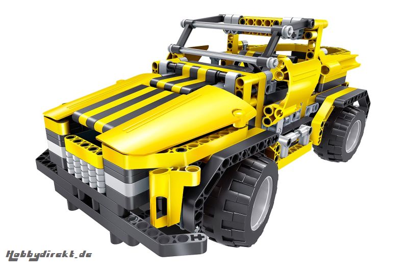 Teknotoys Active Bricks RC 2in1 Pickup Truck & Roadster gelb mit Fernsteuerung Teknotoys 85000012