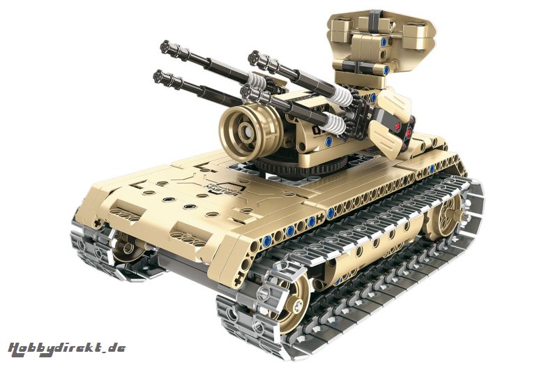 Teknotoys Active Bricks RC Flugabwehrpanzer - Konstruktionsbaukasten mit Fernsteuerung Teknotoys 85000021