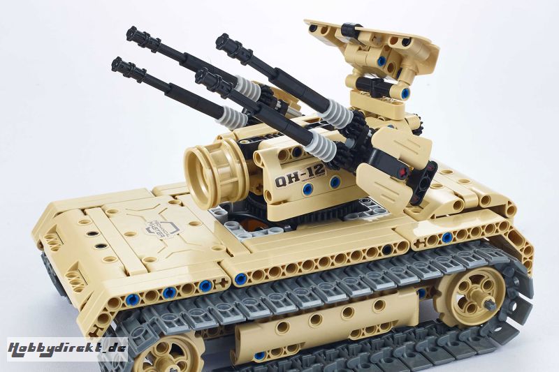 Teknotoys Active Bricks RC Flugabwehrpanzer - Konstruktionsbaukasten mit Fernsteuerung Teknotoys 85000021