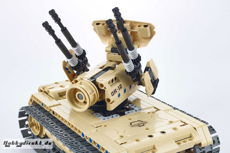 Teknotoys Active Bricks RC Flugabwehrpanzer - Konstruktionsbaukasten mit Fernsteuerung Teknotoys 85000021