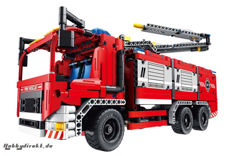 Teknotoys Active Bricks 2in1 Feuerwehrfahrzeug mit Löschkanone Teknotoys 85000054