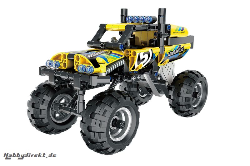 Teknotoys Active Bricks Pullback Off-Road Fahrzeug gelb Teknotoys 85000063