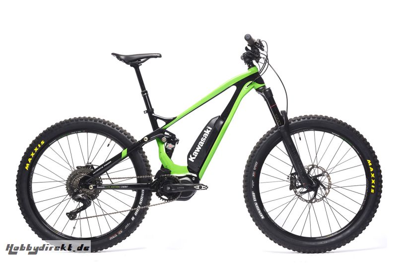 KAWASAKI KSX 8.3 Full Suspension Mountain Bike 27.5+ SHIMANO STEPS 8000 grün (S) Kawasaki 87000400