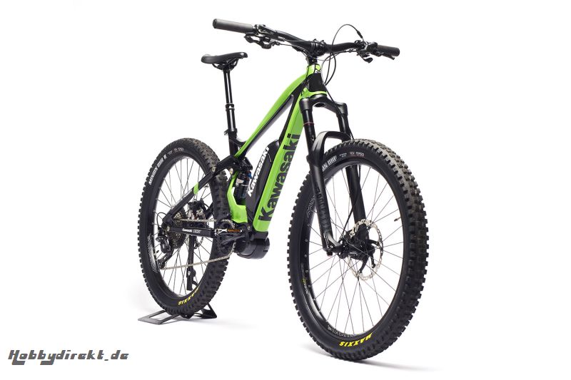 KAWASAKI KSX 8.3 Full Suspension Mountain Bike 27.5+ SHIMANO STEPS 8000 grün (S) Kawasaki 87000400