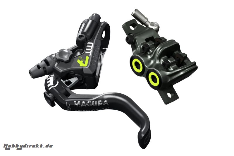 MAGURA MT7 PRO, 1-Finger HC-Hebel, links/rechts verwendbar, 2.200 mm Leitungslänge, Einzelbremse, inkl. Zubehör (VE = 1 Stück) Magura 87010711