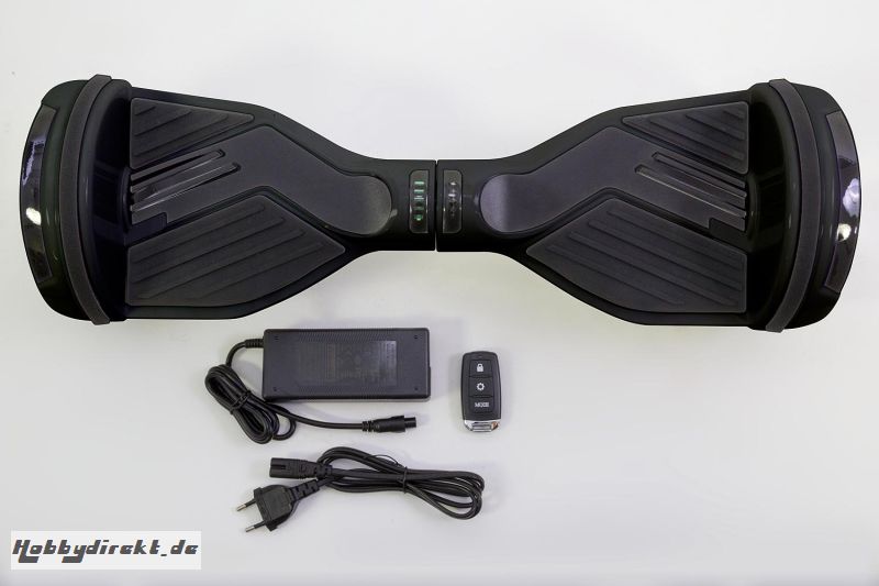 XciteRC Self-Balancing E-Scooter 3-Speed 6,5-Zoll Bluetooth schwarz mit Samsung-Akku und Fernsteuerung XciteRC 89000025