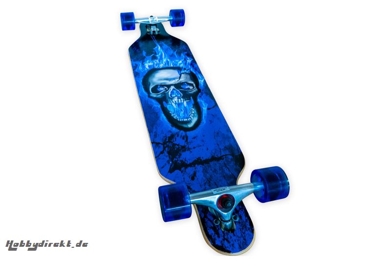 XciteRC Freeride Longboard Skull Blue XciteRC 89000101