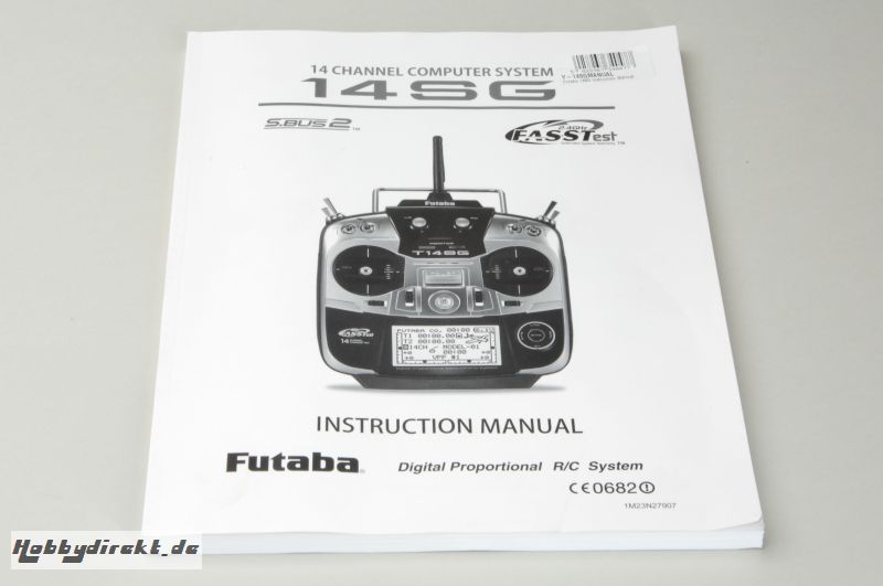 Futaba 14SG Bedienungsanleitung UK Futaba Y-14SGMANUAL