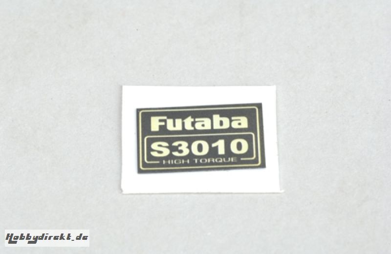 Futaba S3010 Etikett