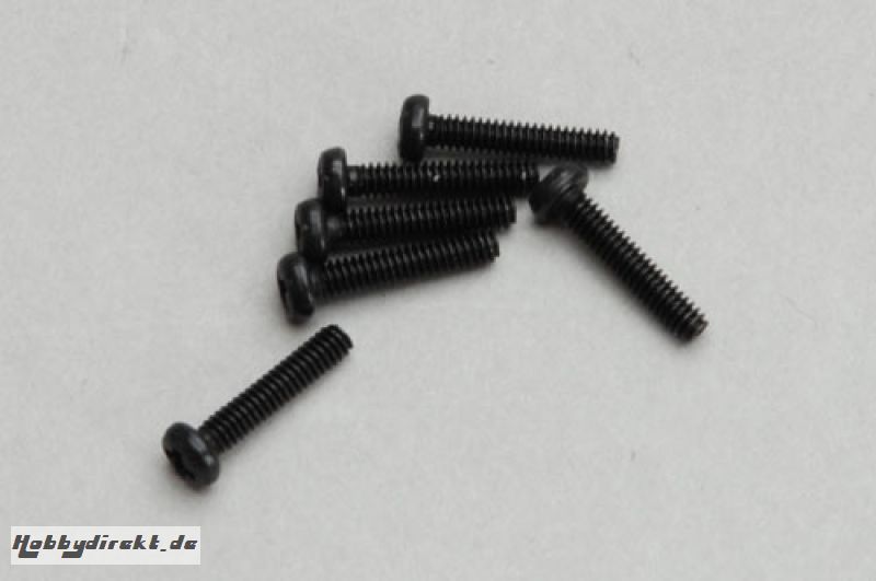 Round Cross Machine Screw M2 x 10