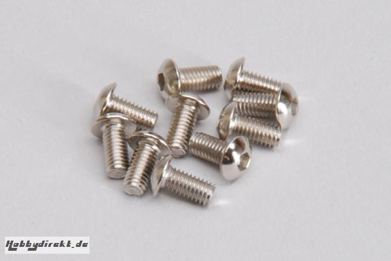 Rundkopf Schraube 3x6mm (Pk10) XTM