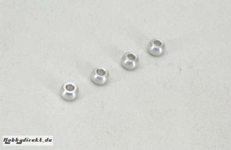 Aluminium-Kugel (Durchm.7 x 3mm/Pk4 XTM