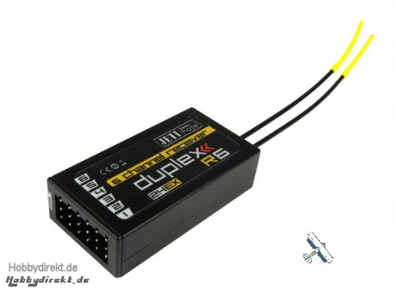 2.4GHz Jeti Duplex R6 2.4EX Empfänger