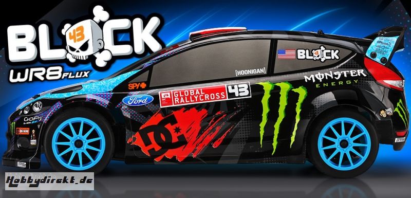 WR8 Flux RTR Ken Block Monster Fiesta hpi racing H112715