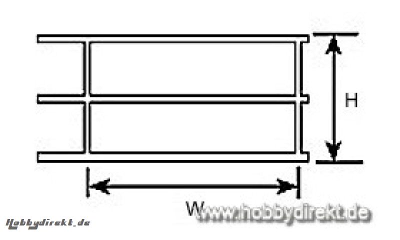 HRS-4 Geländer 1:100 (2 Stück) Krick 190682