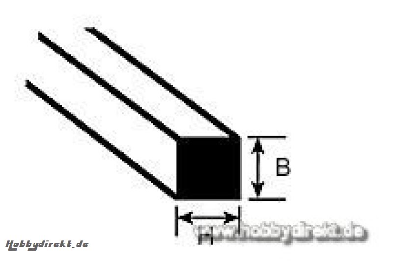 MS-125 Quadratstab 3,2x3,2x250mm (10) Krick 190780