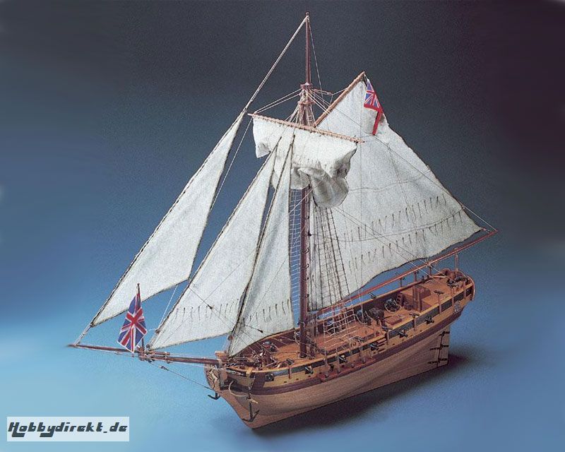 HMS Resolution 1:50 Baukasten Krick 20195