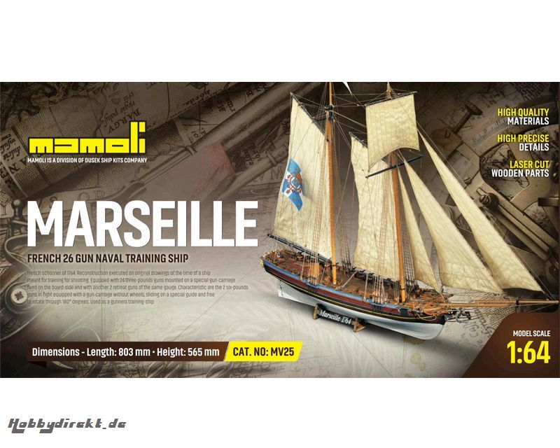 Marseille Bausatz 1:64 Mamol Krick 21725