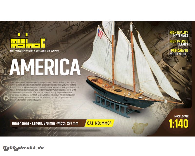 America Bausatz 1:140 Mini Ma Krick 21804