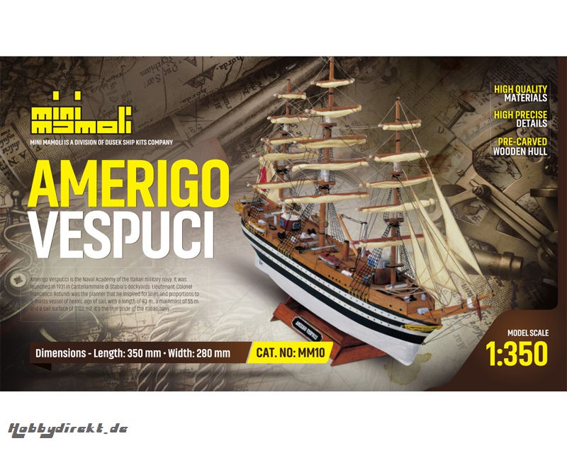 Amerigo Vespucci Bausatz 1:35 Krick 21810