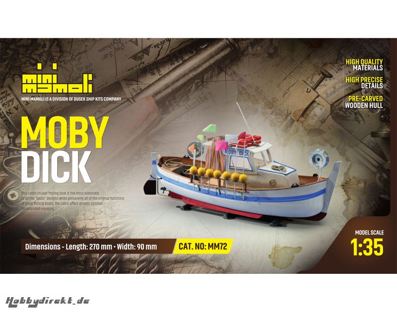 Moby Dick Bausatz 1:35 Mini M Krick 21872